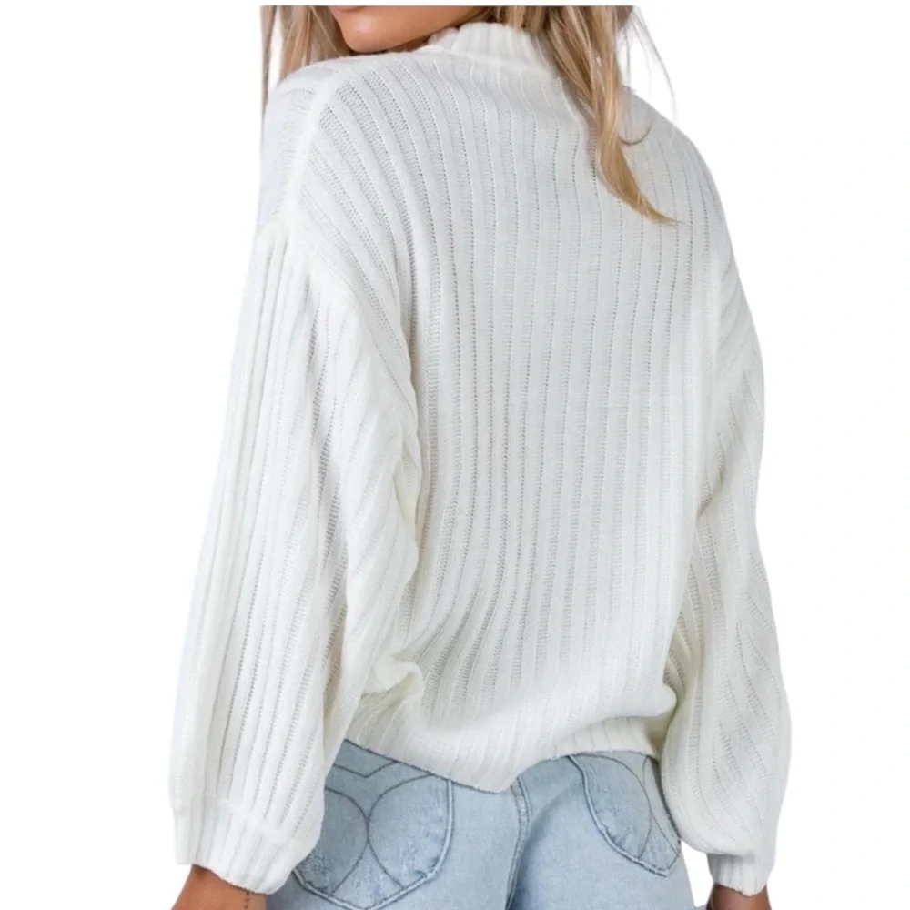 Princess Polly - Innerbloom Oversized Ribbed Sweater Sz L/XL